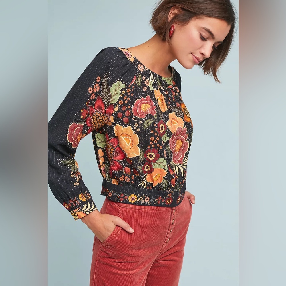 RARE FARM Rio by Anthropologie Whitney blouse. Perfect condition! Size Medium.